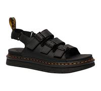 Dr. Martens 3 Strap Sandal, Uomo, Black Hydro, 40 EU