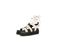 DR MARTENS Nartilla, Anfibi Donna, Parchment Beige Milled Nappa, 37 EU