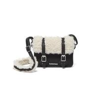 Dr. Martens 7" Satchel, Borsa a Cartella Donna, Ambasciatore Nero Borg di Lusso Naturale, 7"