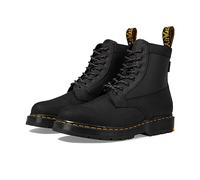Dr. Martens 8 Eye Boot, Anfibi Unisex-Adulto, Black Connection WP & Black Coated Nylon, 40 EU