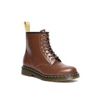 Dr. Martens 8 Eye Boot, Anfibi Unisex-Adulto, Brown Norfolk Flat & Brown Borg Fleece, 45 EU