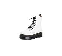 Dr. Martens 8 Eye Boot, Stivaletti Unisex-Adulto, White Smooth, 37 EU