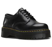 DR. MARTENS 8053 Quad 5 Eye Shoe, Oxford Unisex-Adulto, Black Polished Smooth, 37 EU