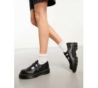 Dr Martens - 8065 Bex - Scarpe Mary Jane nere in pelle liscia-Nero 43