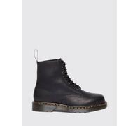 DR. MARTENS Anfibi 1460 Pascal in pelle a grana naturale con tirante jacquard 9 Nero