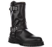 Dr Martens Anistone Hi Al Ginocchio da Infilare Biker Donna Stivale Nero UK 4 -