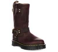 DR MARTENS Anistone Hi Alto da Infilare Biker Donna Stivale IN Marrone EU 36-42
