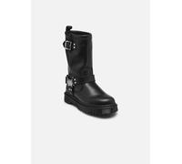 Dr Martens Anistone Hi Al Ginocchio da Infilare Biker Donna Stivale Nero UK 4 -
