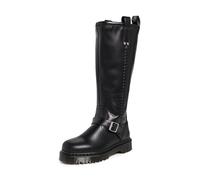 Dr. Martens Anistone Knee High Boots, Stivali ad Altezza Ginocchio Unisex-Adulto, Nero, 39 EU