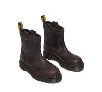 Dr. Martens Unisex - Adulto Anistone Lo Stivali in Pelle Moda, Marrone scuro, 5 Women/4 Men