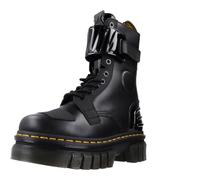 DR MARTENS 8 Eye Boot, Anfibi Unisex-Adulto, Black Nappa Lux & Black Ajax & Black Soft Patent Pu, 36 EU