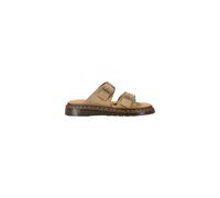Dr. Martens Beige Leather Flat Sandals - EU44/US11
