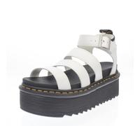 Dr. Martens Blaire Quad - Sandali Platform In Pelle Bianco - Taglia 37 [4 US 23c