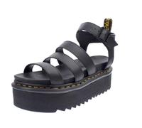 Dr. Martens Blaire Quad - Sandali Platform In Pelle Nero - Taglia 39 [6 US 25cm]