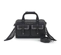 Dr. Martens Borsa a tracolla TOP HANDLE BAG BLACK CLASSIC PULL UP+BRONX SUEDE in Nero Unica