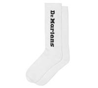 Dr. Martens Calze Verticali Misto Cotone, Bianco, Medium-Large