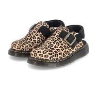 Dr. Martens Ciabatte donna JORGE 2 beige pelle grezza leopardata, Light Tan., 40 EU