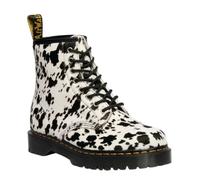Dr. Martens Combat Boots 1460 Bex Cream Dalmatian in Pelle Unisex
