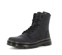 Dr. Martens Combs Leather, Stivali alla Moda Unisex-Adulto, Black Wyoming, 46 EU