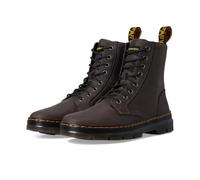 Dr. Martens Combs Leather Gunmetal Saddleback, Platform Uomo, Nero, 46 EU