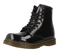 Dr. Martens Stivaletti DELANEY Unisex bambino Nero (Black Patent Lamper) 35