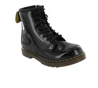Dr. Martens DELANEY, Stivali Unisex Bambino, Nero (Black Patent Lamper), 31