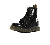 Dr. Martens Stivaletti DELANEY Unisex bambino Nero (Black Patent Lamper) 35