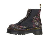 Dr. Martens Donna Jungle Boot Sneaker, Nero Stampa Rose, 37 EU