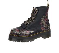 Dr. Martens Donna Jungle Boot Sneaker, Nero Stampa Rose, 38 EU