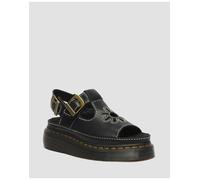Dr. Martens - Dunnet - Sandali neri con fiori-Nero 39