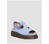 Dr. Martens - Dunnet - Sandali scamosciati blu fiordaliso con fiore 41
