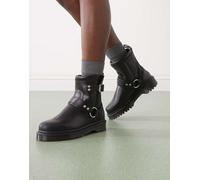 Dr Martens - Harness - Stivaletti neri con imbracatura-Nero 41
