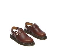 Dr Martens - Jorge II - Sabot in pelle color cuoio con interno in pelliccia-Marrone 41