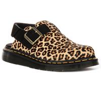 Dr Martens Jorge Ii Suede Mini Spot Clogs Sandali Donna Leopardo UK 3 - 8