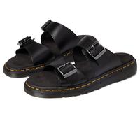 DR MARTENS SANDALI JOSEF IN PELLE CON FIBBIA BLACK ANALINE 45