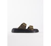 Dr Martens - Josef - Sandali stile slider color oliva-Verde 38