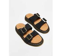 Dr. Martens Ciabatte uomo Josef nero pelle grezza, Nero , 45 EU