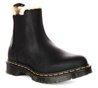 DR MARTENS Leonore Pelliccia Foderato Rotondo Punta Chelsea Donna Stivale UK 3 -