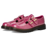 Dr. Martens Mary Jane - Scarpe basse da bambina 8065 J, Fucsia/Argento/Glitter Oro, 3 Little Kid