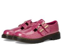 Dr. Martens Mary Jane - Scarpe basse da bambina 8065 Y, Fucsia/Argento/Glitter Oro, 5 Big Kid