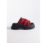 Dr. Martens - Mattison - Sandali in vernice rosso scarlatto 39