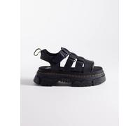 Dr. Martens - Mattison - Sandali neri con tre fascette-Nero 43