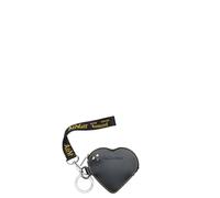 Dr. Martens Micro Borsa a mano Heart Black Kiev 11x10 cm Pelle Nero con Portachiavi