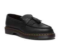 "Dr. Martens Mocassini Adrian unisex in pelle con cuciture gialle, nero, 6 Women/5 Men"