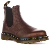 Dr Martens Pile da Infilare Pelle Donna Stivaletto Scuro Marrone EU 36-41