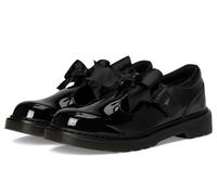 Dr. Martens Polley II Bow Y (Big Kid) Mary Jane Flat da bambina, nero, 5 Big Kid