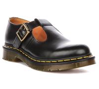 Dr Martens Polley Scarpe Mary Jane In Pelle Per Donna In Nero EU 36-42