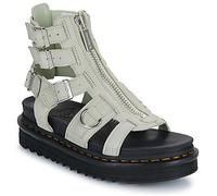 Dr. Martens Sandali con zeppa Olson Smoked Mint Tumbled Nubuck in Beige 38