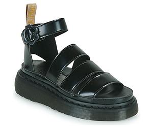Dr. Martens Sandali con zeppa VEGAN CLARISSA BLACK OXFORD in Nero 39