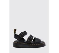 DR. MARTENS Sandali Gryphon Quad in pelle martellata con doppio cinturino 36 Nero